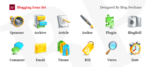 Blogging Icons Blogging Icons