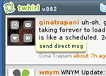 Twhirl Twitter Client screenshot