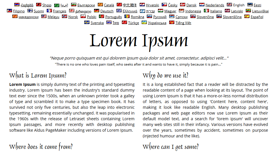 lipsum.com